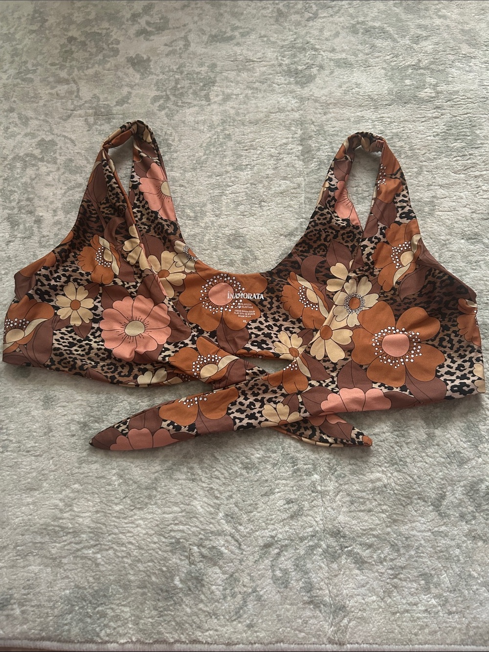 Melba Top Inamorata Leopard Floral